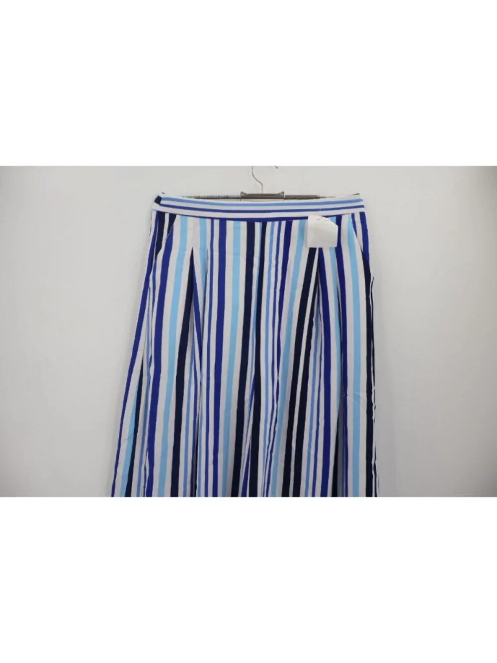 Do+Be Blue White Stripe Wide Leg Crop Pants NWT Nordstrom Size M